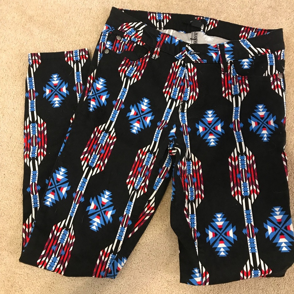 Tribal Skinny Jeans